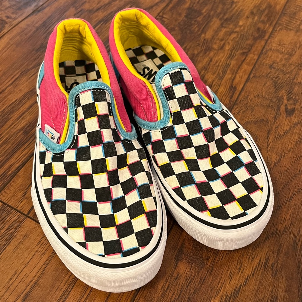 Checkered Vans